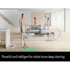 Dyson V15 Detect Absolute HEPA Gold – Cordless Vacuum 240AW Suction Laser Dust Detection 60min Runtime