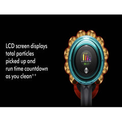 Dyson V15 Detect Absolute HEPA Gold – Cordless Vacuum 240AW Suction Laser Dust Detection 60min Runtime