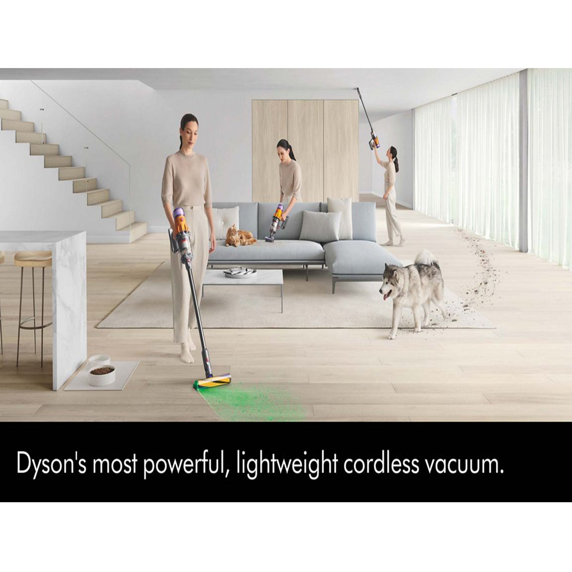 Dyson V12 Detect Slim+ Cordless Vacuum Cleaner Laser Dust Detection 150AW Suction 60min Runtime