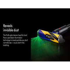 Dyson V15 Detect Absolute HEPA Gold – Cordless Vacuum 240AW Suction Laser Dust Detection 60min Runtime