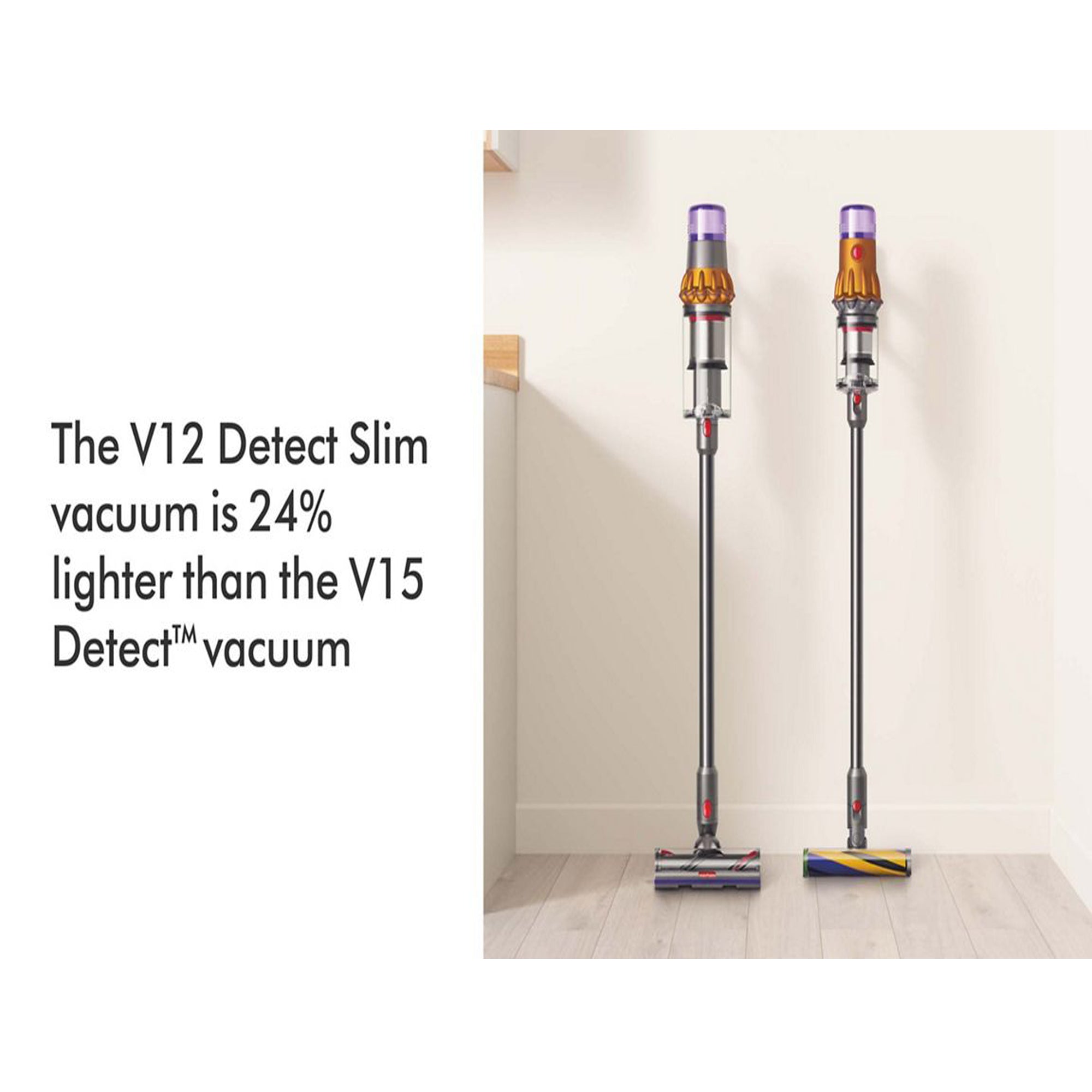 Dyson V12 Detect Slim+ Cordless Vacuum Cleaner Laser Dust Detection 150AW Suction 60min Runtime