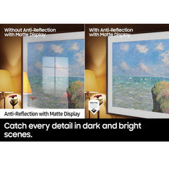 Samsung 50 Inch The Frame QLED 4K Smart TV QN50LS03D – Art Mode Matte Display Quantum HDR Customizable Frame (Matte)