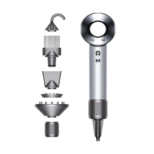 Dyson Supersonic HD04 Hair Dryer – Fast Drying Intelligent Heat Control Ionic Technology (Silver)