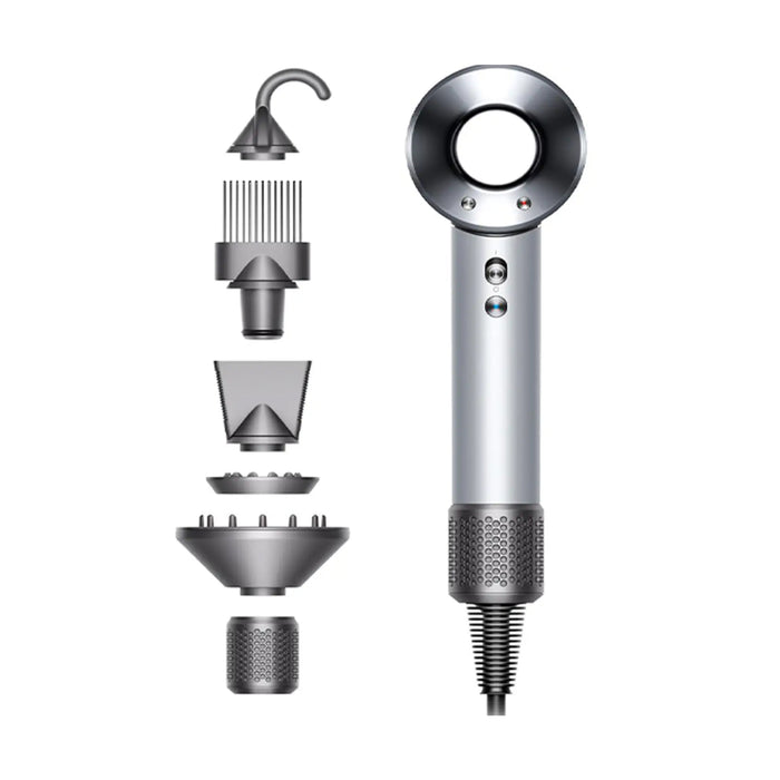 Dyson Supersonic HD04 Hair Dryer – Fast Drying Intelligent Heat Control Ionic Technology (Silver)
