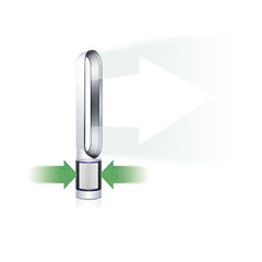 Dyson Pure Cool Purifying Tower Fan TP04 – HEPA Filtration Smart Air Purifier & Cooling Fan (White/Silver)