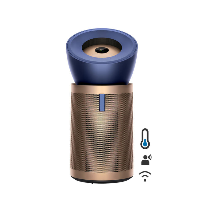 Dyson Purifier Big+Quiet Formaldehyde BP04 – HEPA H13 CO₂ Sensor Smart App Large Room Air Purifier (Prussian Blue/Gold)