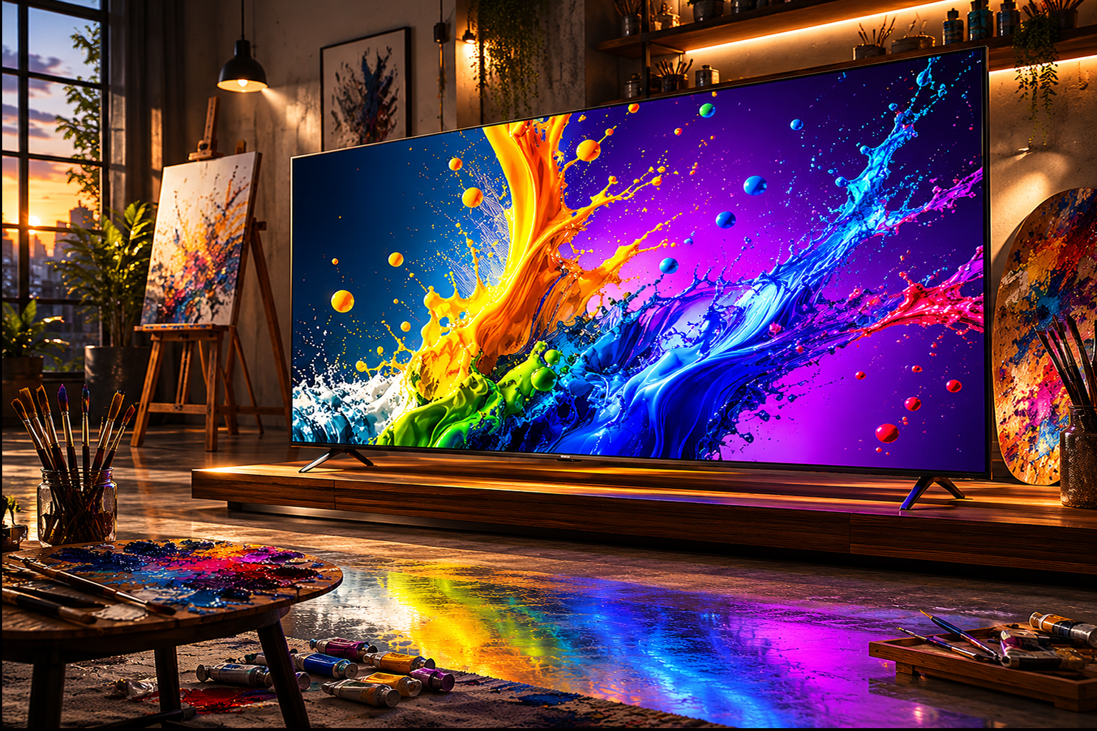 LG 43 Inch QNED AI 4K Smart TV 43QNED80T6A – Quantum Dot NanoCell α5 AI Processor Gen7 HDR10 webOS (Black/Ashed Blue)