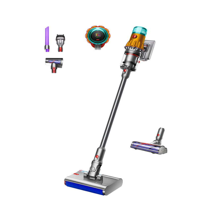 Dyson V12s Detect Slim Submarine Cordless Wet & Dry Vacuum Cleaner 140AW Up to 60 Minutes Runtime HEPA Filtration LCD Display