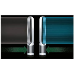 Dyson Pure Cool Purifying Tower Fan TP04 – HEPA Filtration Smart Air Purifier & Cooling Fan (White/Silver)