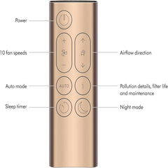 Dyson Purifier Big+Quiet Formaldehyde BP03 – HEPA H13 Filtration Large Room Air Purifier & Cooling Fan (Nickel/Prussian Blue)