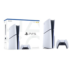 Sony PlayStation 5 Console 1TB – Ultra HD Gaming Ray Tracing 4K 120Hz DualSense Controller (White/Black)