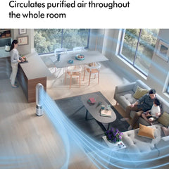 Dyson Purifier Cool Gen1 TP10 – HEPA H13 Air Purifier Fan 350° Oscillation Air Multiplier (White/Silver)