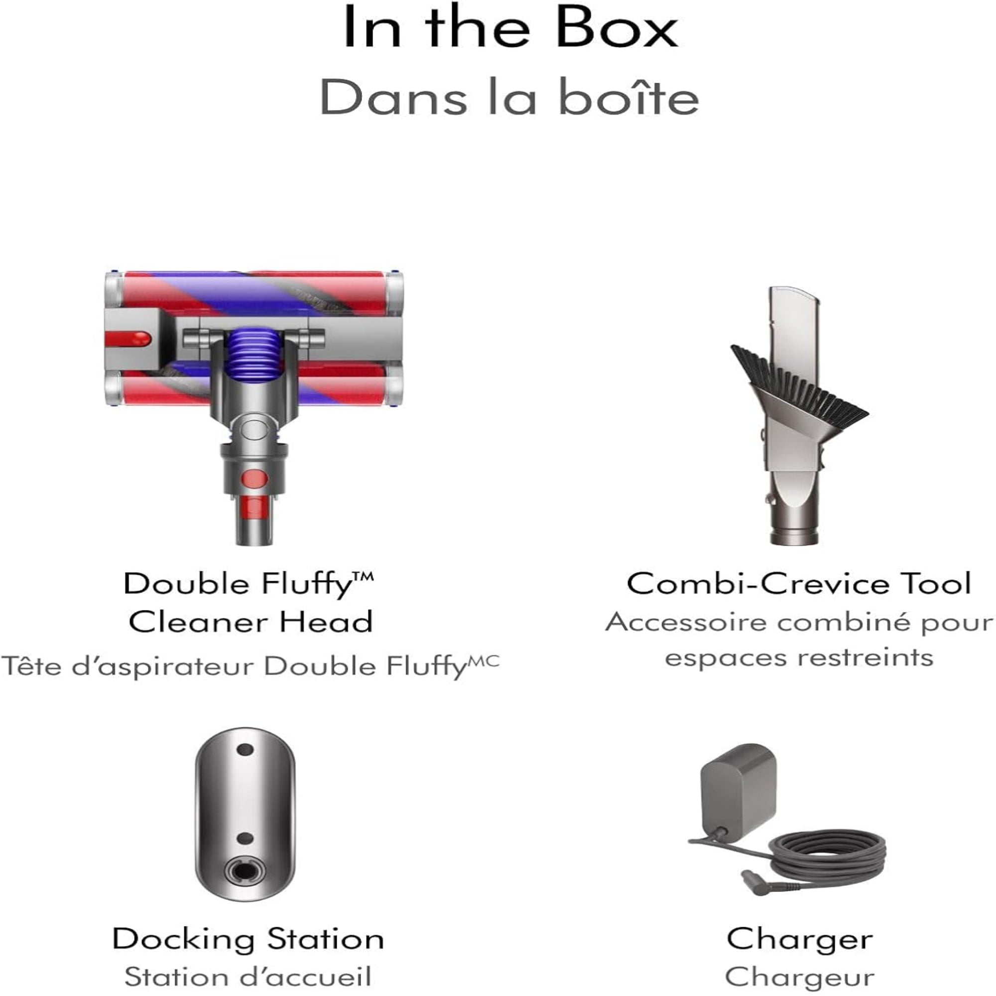 Dyson Omni-Glide Cordless Vacuum Cleaner – Lightweight Multi-Directional Head Hard Floor Cleaning