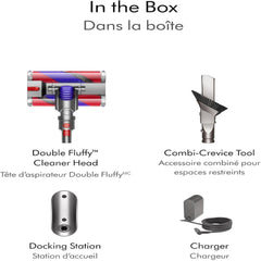 Dyson Omni-Glide Cordless Vacuum Cleaner – Lightweight Multi-Directional Head Hard Floor Cleaning