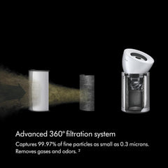 Dyson HEPA Big+Quiet Formaldehyde BP06 – Large Room Air Purifier H13 Filter Quiet Operation (White/Silver)