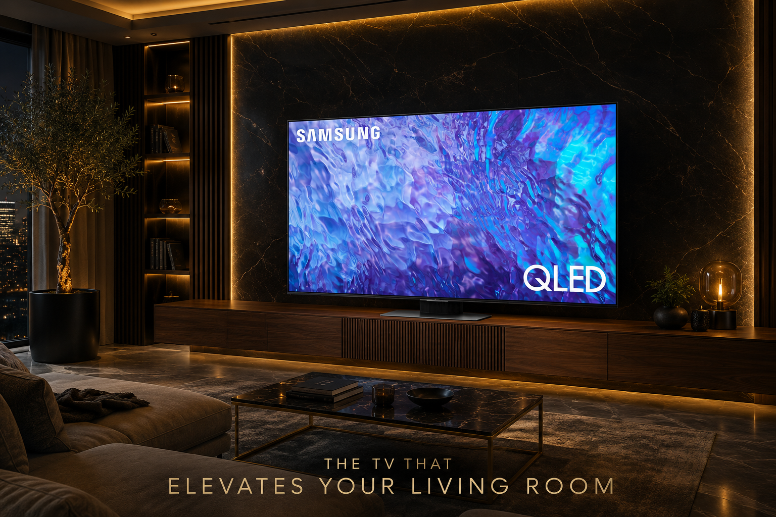Samsung QLED 4K Smart TV 65 Inch Neural Quantum Processor 4K Direct Full Array 65Q80C