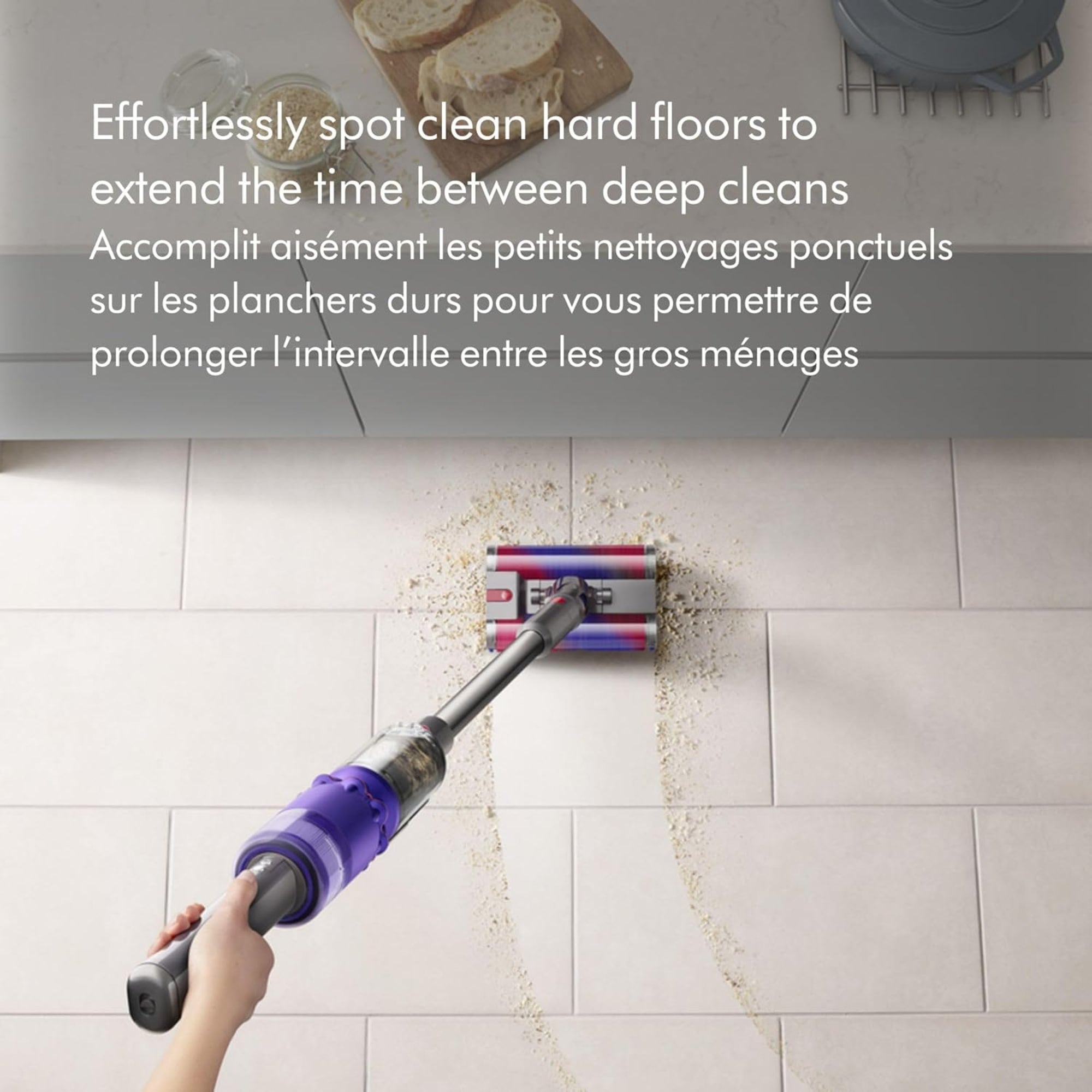 Dyson Omni-Glide Cordless Vacuum Cleaner – Lightweight Multi-Directional Head Hard Floor Cleaning