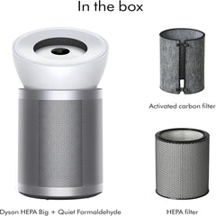 Dyson HEPA Big+Quiet Formaldehyde BP06 – Large Room Air Purifier H13 Filter Quiet Operation (White/Silver)