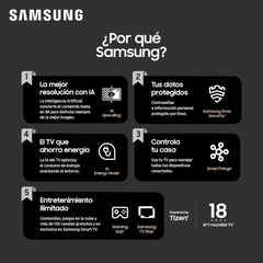 Samsung 65" Neo QLED 8K Smart TV QN800C – Quantum HDR 8K+ Mini LED Neural Processor Infinity Design (Titan Black)