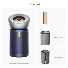 Dyson Purifier Big+Quiet Formaldehyde BP03 – HEPA H13 Filtration Large Room Air Purifier & Cooling Fan (Nickel/Prussian Blue)