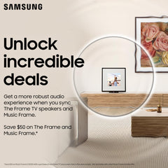 Samsung 55" The Frame QLED 4K Smart TV LS03D – Art Mode Matte Display Quantum HDR Slim Fit Wall Mount (Black)