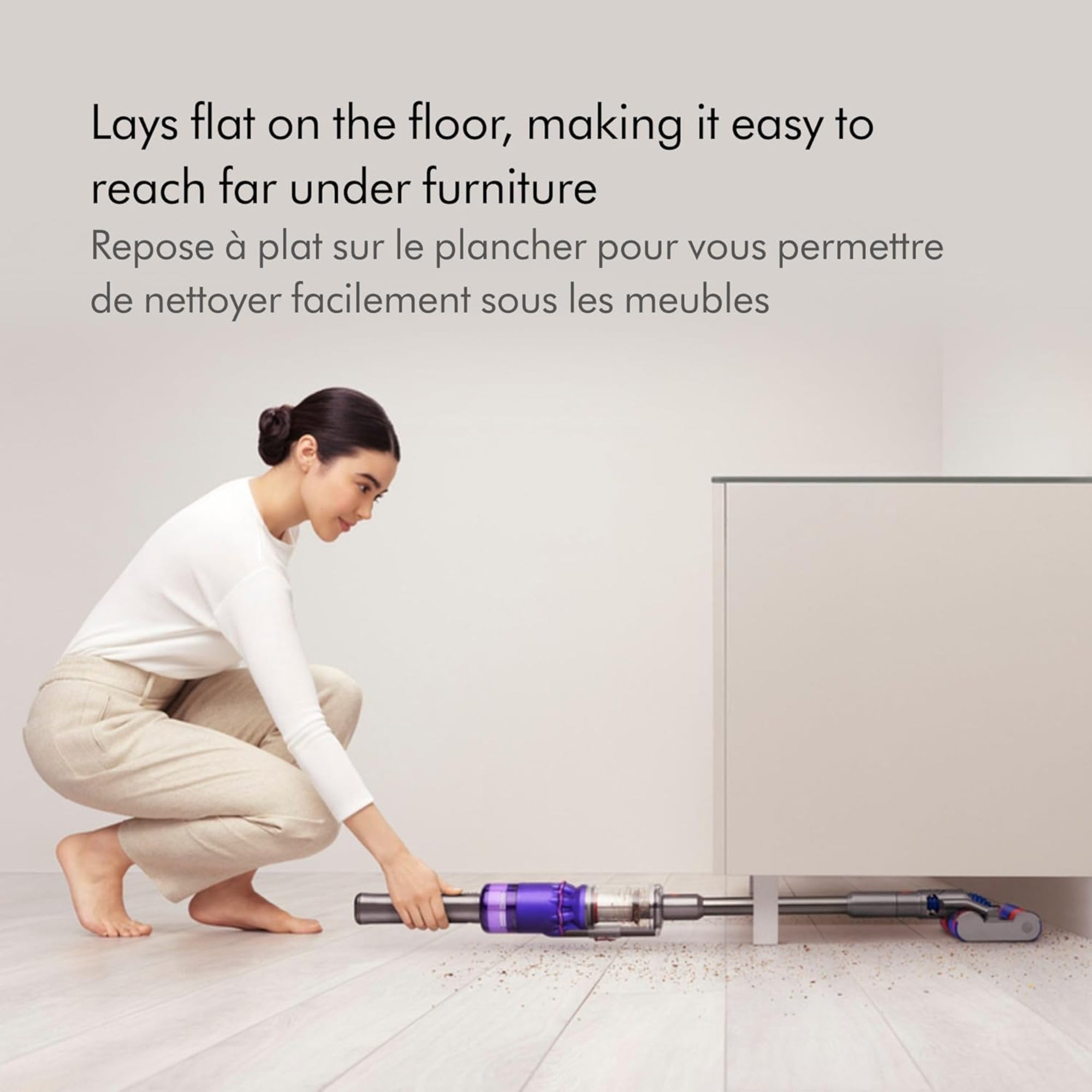 Dyson Omni-Glide Cordless Vacuum Cleaner – Lightweight Multi-Directional Head Hard Floor Cleaning