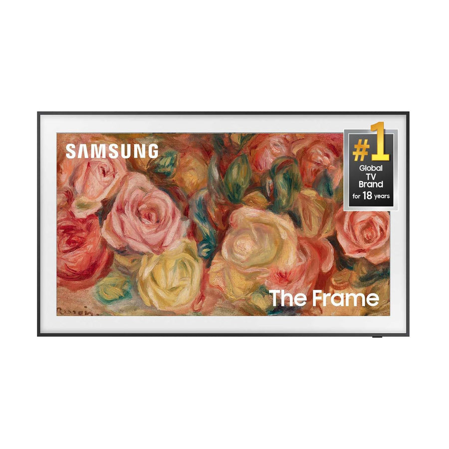 Samsung 55" The Frame QLED 4K Smart TV LS03D – Art Mode Matte Display Quantum HDR Slim Fit Wall Mount (Black)