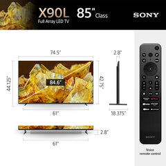 Sony BRAVIA XR Full Array LED 4K Smart TV 85 Inch Cognitive Processor XR Google TV 85X90L