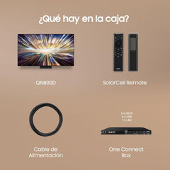 Samsung 65" Neo QLED 8K Smart TV QN800C – Quantum HDR 8K+ Mini LED Neural Processor Infinity Design (Titan Black)