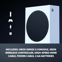 Microsoft Xbox Series S 512GB – All Digital Gaming Console 120FPS 1440p Robot (White)