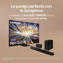 Samsung 65" Neo QLED 8K Smart TV QN800C – Quantum HDR 8K+ Mini LED Neural Processor Infinity Design (Titan Black)