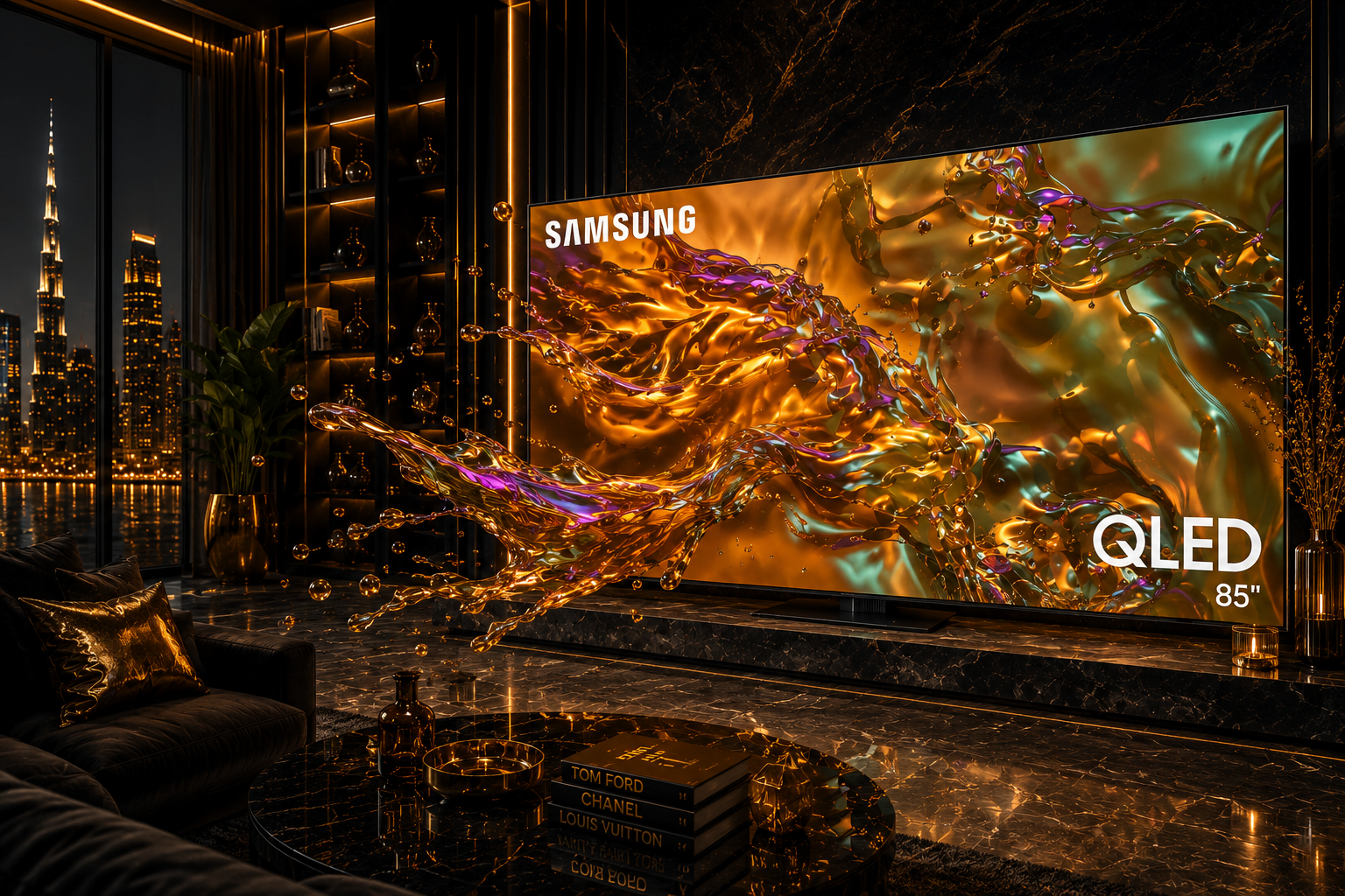 Samsung QLED 4K Smart TV 85 Inch NQ4 AI Gen2 Processor Direct Full Array QA85Q80D