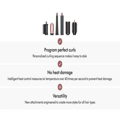 Dyson Airwrap HS08 Multi-Styler & Dryer – Smart Styling No Heat Damage Straight & Wavy Hair