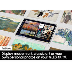 Samsung 50 Inch The Frame QLED 4K Smart TV QN50LS03D – Art Mode Matte Display Quantum HDR Customizable Frame (Matte)