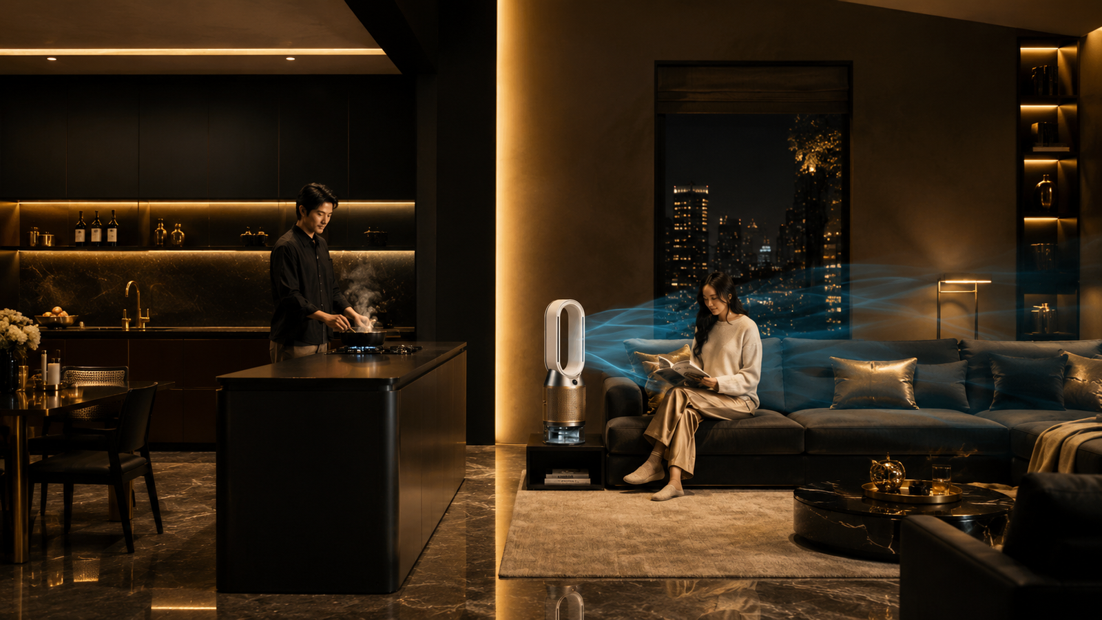 Dyson Purifier Humidify+Cool PH05 Air Purifier Humidifier Fan HEPA H13 Formaldehyde Wi-Fi Control