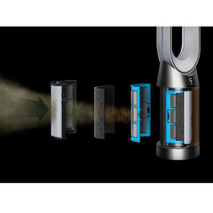 Dyson Purifier Cool Formaldehyde TP09 – HEPA H13 Air Purifier Fan Smart App 350° Oscillation (White/Gold)