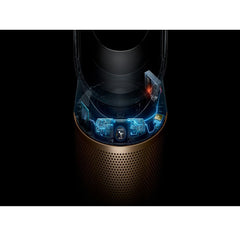 Dyson Purifier Cool Formaldehyde TP09 – HEPA H13 Air Purifier Fan Smart App 350° Oscillation (White/Gold)