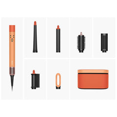 Dyson Airwrap HS08 Multi-Styler & Dryer – Smart Styling No Heat Damage Straight & Wavy Hair (Apricot Topaz)