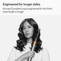 Dyson Airwrap HS05 Multi-Styler & Dryer Complete Long Volumise Nikel copper